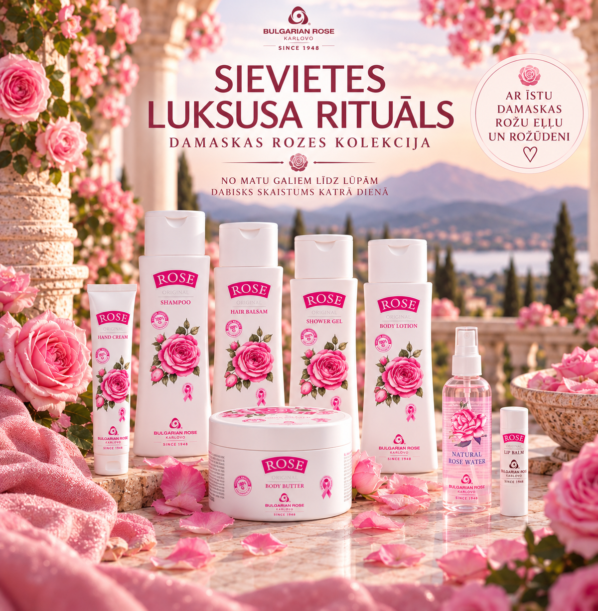 Karaliskais Rozes Rituāla komplekts
